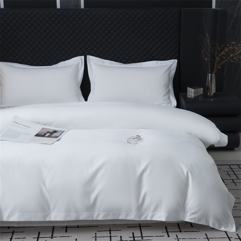 Bettwäsche-Set aus 50 % Baumwolle, 50 % Polyester 300TC für Star Hotel Bettwäsche-Set aus 50 % Baumwolle, 50 % Polyester 300TC für Star Hotel