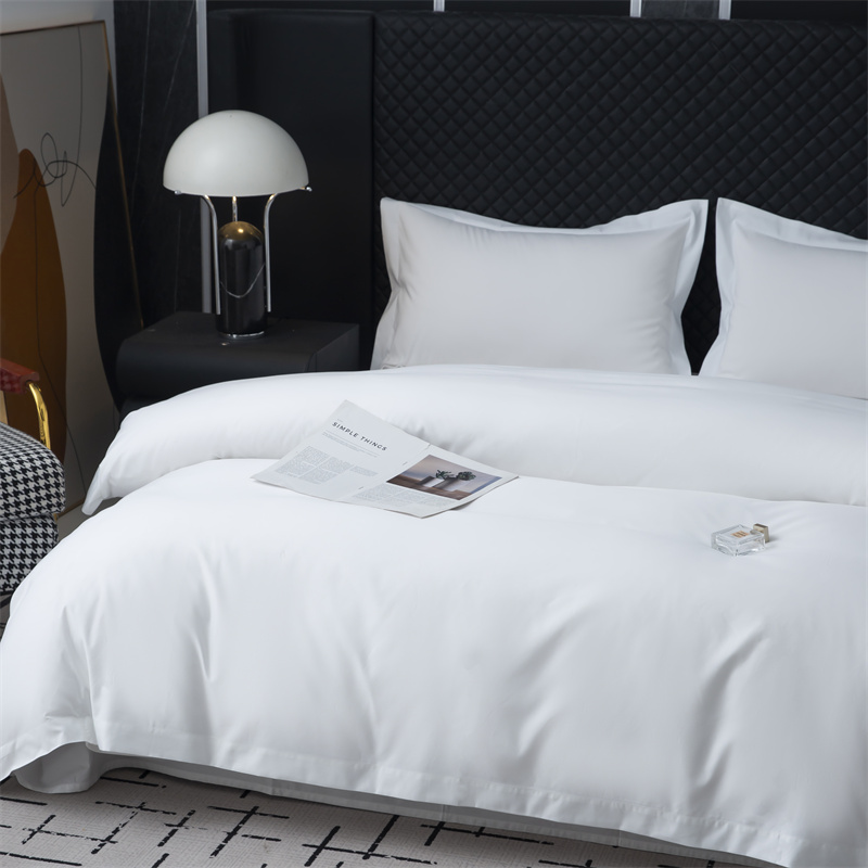 Bettwäsche-Set aus 50 % Baumwolle, 50 % Polyester 300TC für Star Hotel Bettwäsche-Set aus 50 % Baumwolle, 50 % Polyester 300TC für Star Hotel