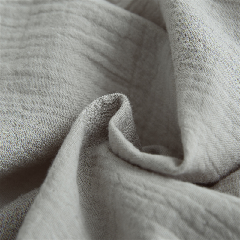 Doppellagiges Gaze-Bettwäscheset aus 100 % Baumwollstoff, superweich Doppellagiges Gaze-Bettwäscheset aus 100 % Baumwollstoff, superweich