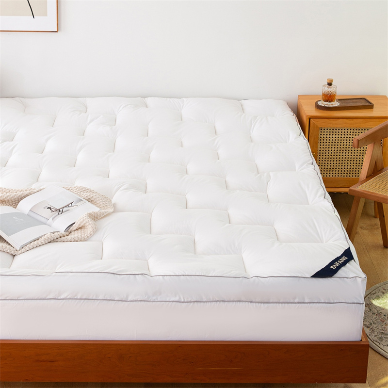 Queen-Size-Matratzenauflage mit Mikrofaserfüllung, 5 cm, 7 cm, 10 cm Höhe Queen-Size-Matratzenauflage mit Mikrofaserfüllung, 5 cm, 7 cm, 10 cm Höhe