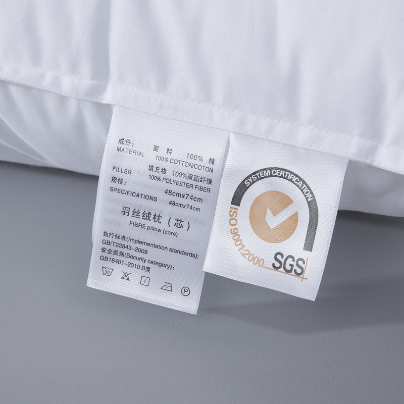 Polyester-Silence-Stoff-Mikrofaser-Füllkissen für Hotels Polyester-Silence-Stoff-Mikrofaser-Füllkissen für Hotels